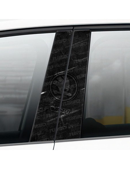 Sticker for car pillar Skoda | TurboWrapz.com