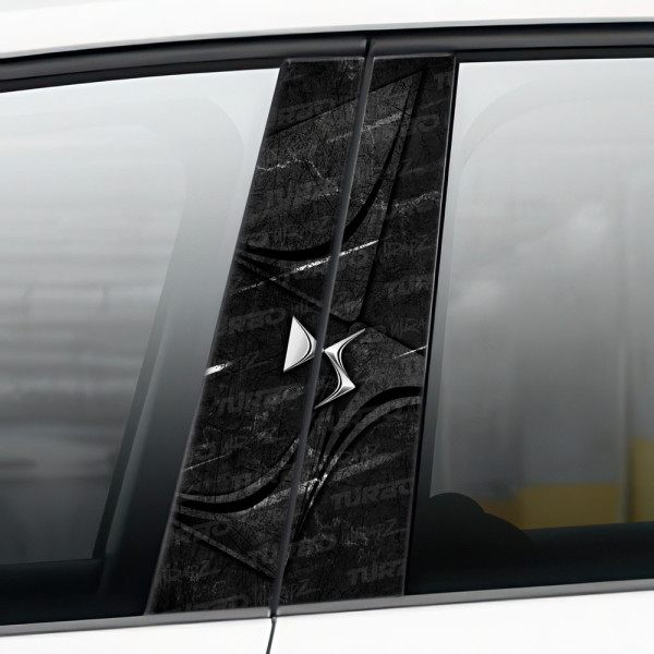 Sticker for car pillar Citroen DS | TurboWrapz.com