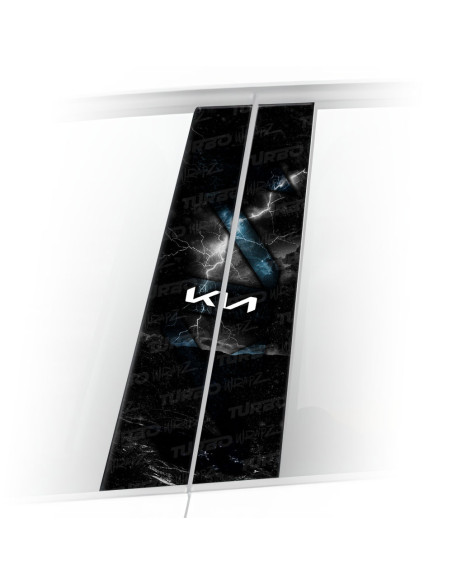 Sticker for car pillar KIA | TurboWrapz.com