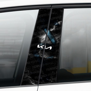 Sticker for car pillar KIA | TurboWrapz.com 2