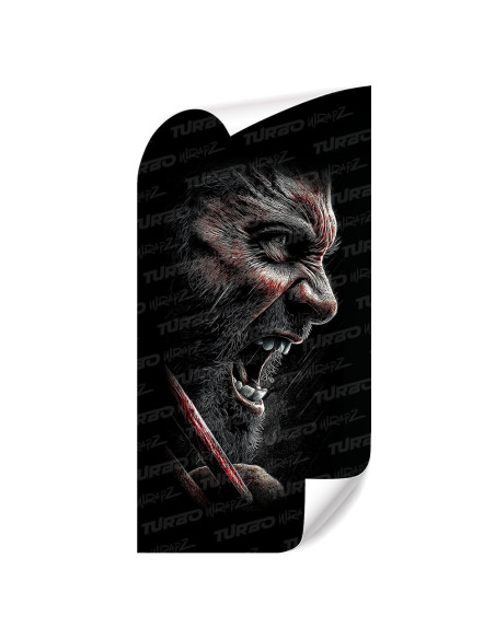 Sticker for car pillar Wolverine | TurboWrapz.com