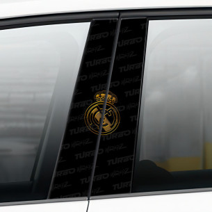 Naklejka na słupek samochodowy Real Madryt GOLD | TurboWrapz.com 2