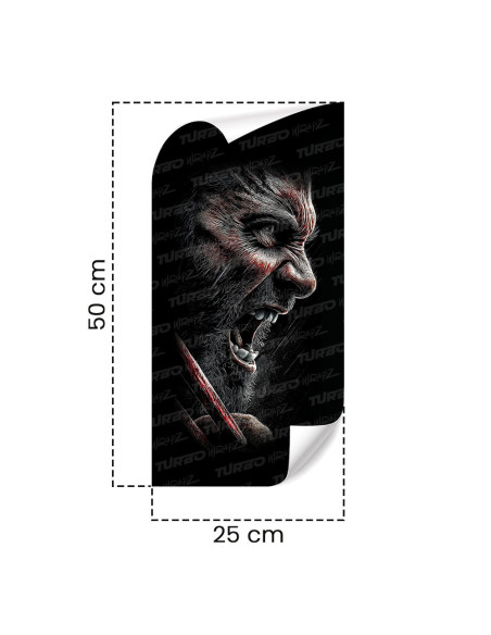 Naklejka na słupek samochodowy Wolverine | TurboWrapz.com
