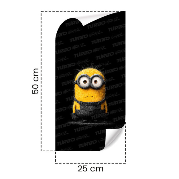 Sticker for car pillar Minionek | TurboWrapz.com