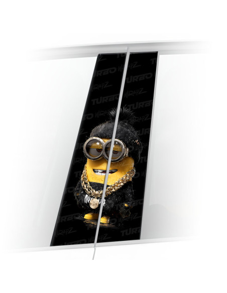 Sticker for car pillar Minionek Hypebeast | TurboWrapz.com