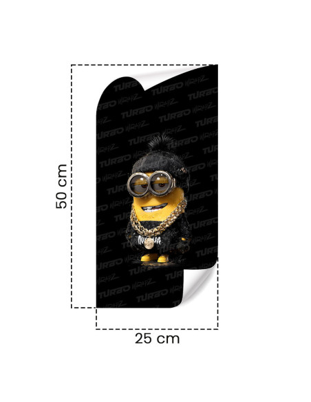 Naklejka na słupek samochodowy Minionek Hypebeast | TurboWrapz.com
