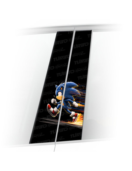 Sticker for car pillar Sonic | TurboWrapz.com