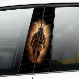 Sticker for car pillar Strażak | TurboWrapz.com 2