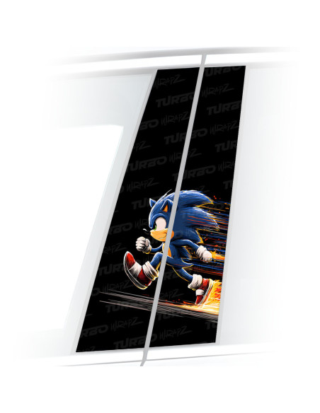 Sticker for car pillar Sonic | TurboWrapz.com