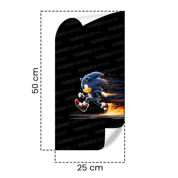 Sticker for car pillar Sonic | TurboWrapz.com