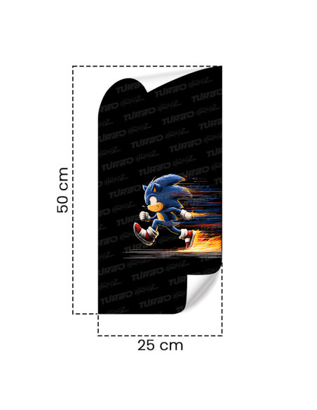Naklejka na słupek samochodowy Sonic | TurboWrapz.com