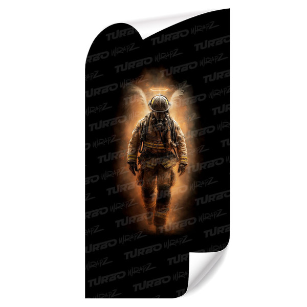 Sticker for car pillar Strażak | TurboWrapz.com