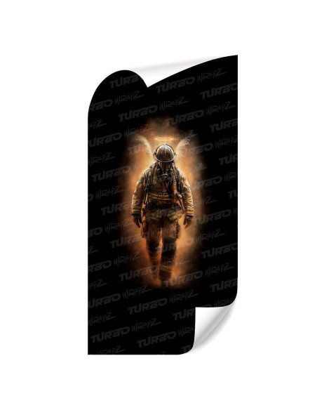 Sticker for car pillar Strażak | TurboWrapz.com