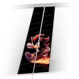 Naklejka na słupek samochodowy Shadow Sonic | TurboWrapz.com