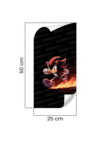 Sticker for car pillar Shadow Sonic | TurboWrapz.com