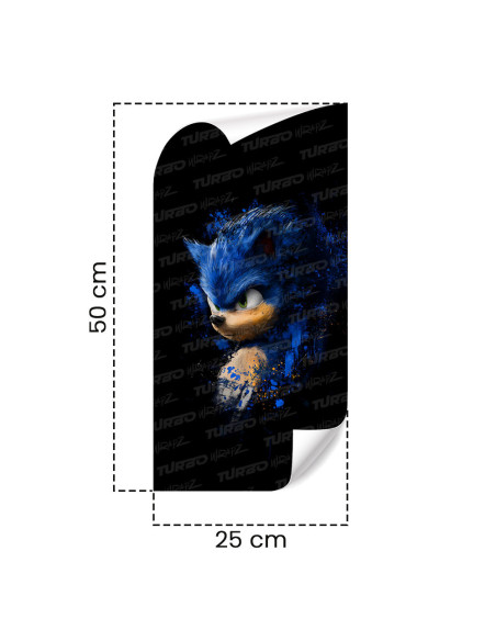 Sticker for car pillar Sonic | TurboWrapz.com