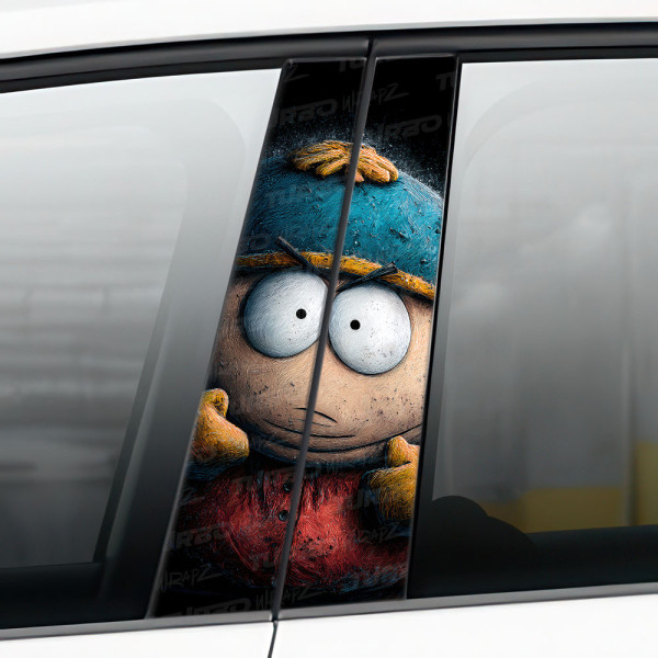 Sticker for car pillar Cartman | TurboWrapz.com
