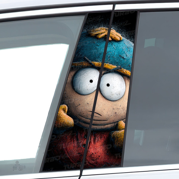 Naklejka na słupek samochodowy Cartman | TurboWrapz.com