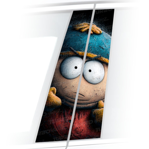 Sticker for car pillar Cartman | TurboWrapz.com