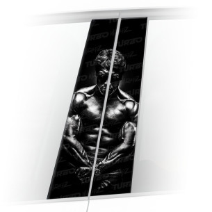 Sticker for car pillar Arnold Schwarzeneger | TurboWrapz.com