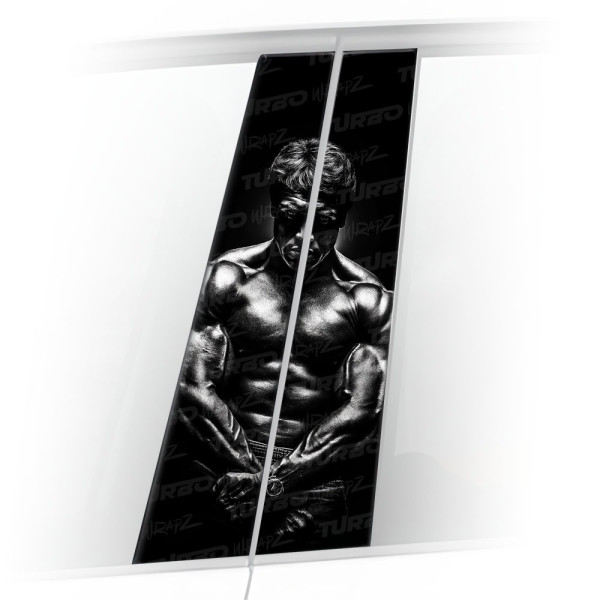 Sticker for car pillar Arnold Schwarzeneger | TurboWrapz.com