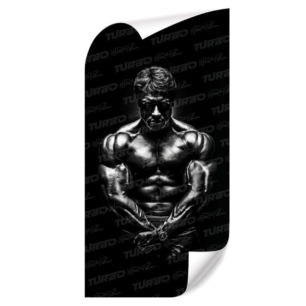 Sticker for car pillar Arnold Schwarzeneger | TurboWrapz.com