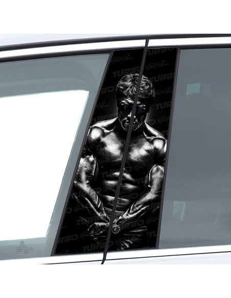 Sticker for car pillar Arnold Schwarzeneger | TurboWrapz.com