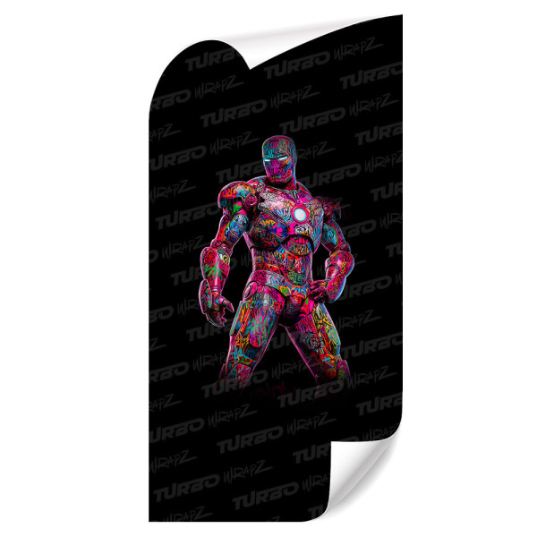 Sticker for car pillar Iron man 1 | TurboWrapz.com