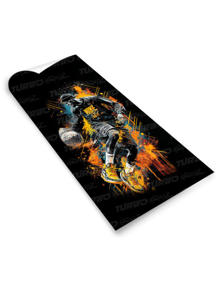 Naklejka na słupek samochodowy Koszykarz 1 | TurboWrapz.com