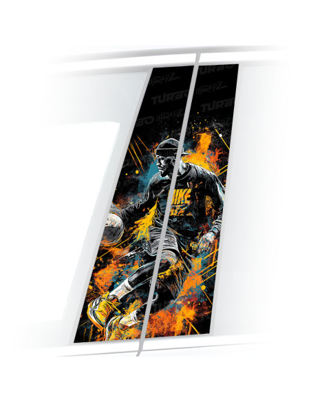 Naklejka na słupek samochodowy Koszykarz 1 | TurboWrapz.com