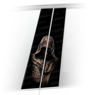 Sticker for car pillar Assassin | TurboWrapz.com
