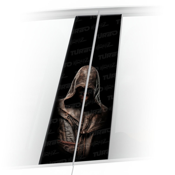 Sticker for car pillar Assassin | TurboWrapz.com