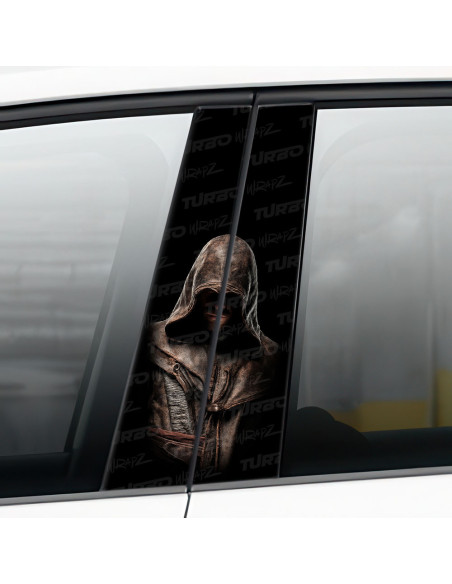 Sticker for car pillar Assassin | TurboWrapz.com