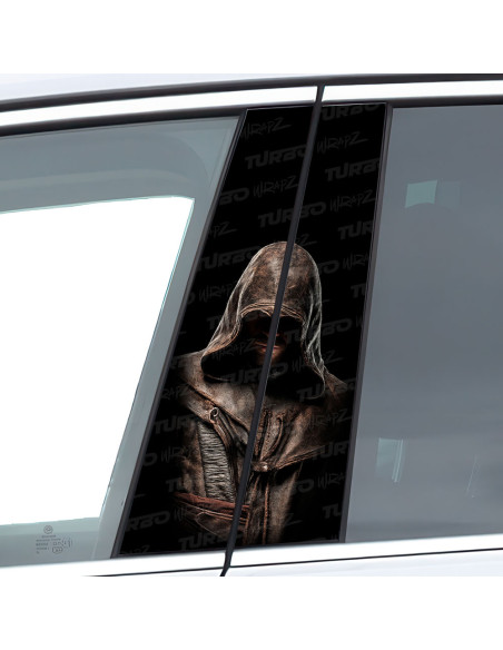Sticker for car pillar Assassin | TurboWrapz.com