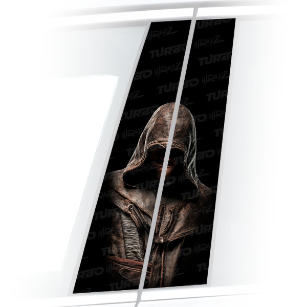 Sticker for car pillar Assassin | TurboWrapz.com