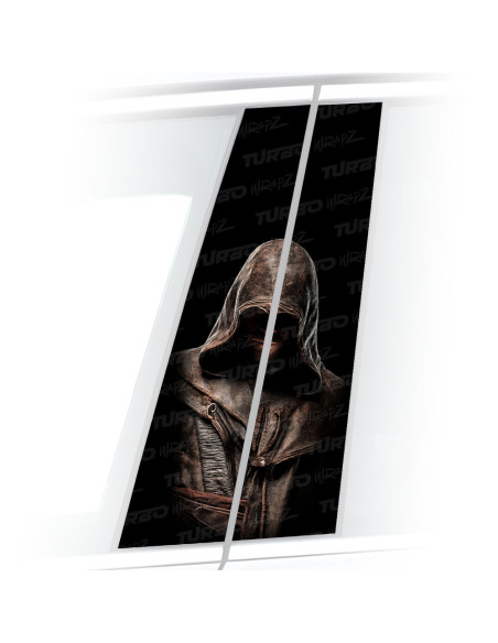 Sticker for car pillar Assassin | TurboWrapz.com