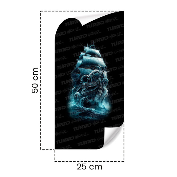 Naklejka na słupek samochodowy Czarna Perła | TurboWrapz.com