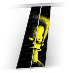 Sticker for car pillar Beavis | TurboWrapz.com