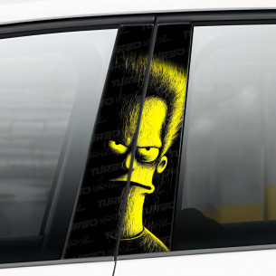 Naklejka na słupek samochodowy Beavis | TurboWrapz.com 2