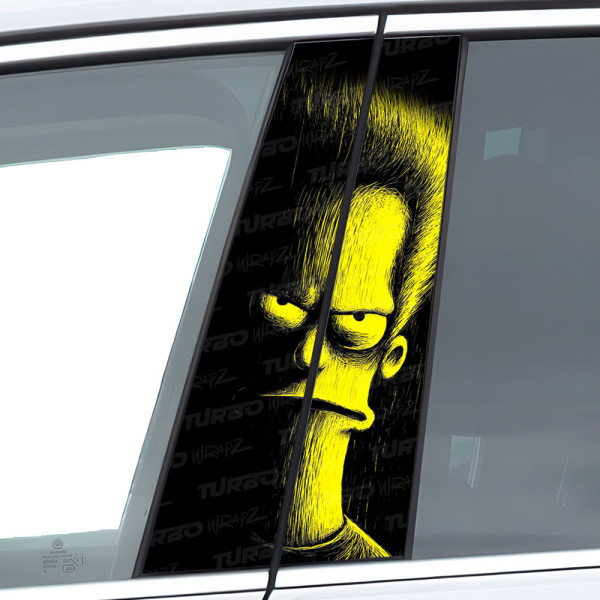 Sticker for car pillar Beavis | TurboWrapz.com