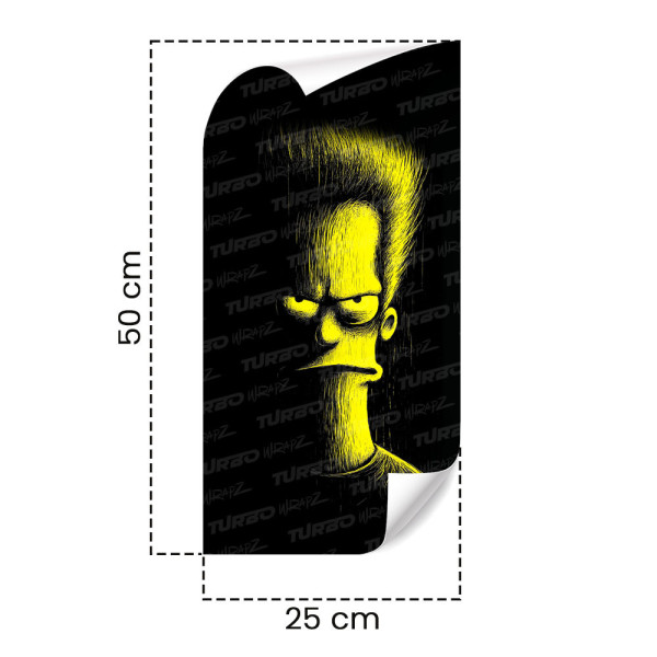 Sticker for car pillar Beavis | TurboWrapz.com