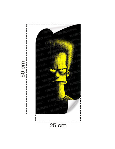 Sticker for car pillar Beavis | TurboWrapz.com