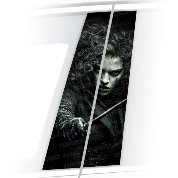 Sticker for car pillar Hermiona | TurboWrapz.com