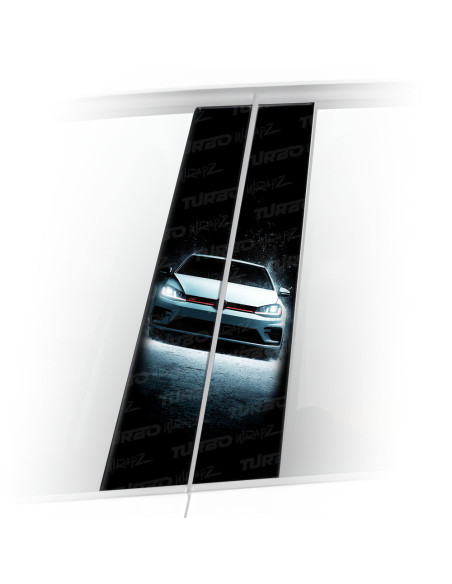 Naklejka na słupek samochodowy Golf Gti | TurboWrapz.com