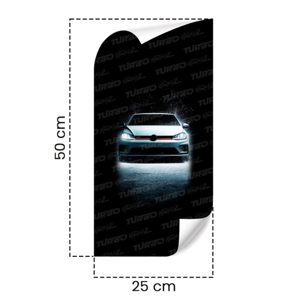Naklejka na słupek samochodowy Golf Gti | TurboWrapz.com