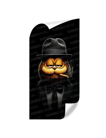 Naklejka na słupek samochodowy Garfield | TurboWrapz.com