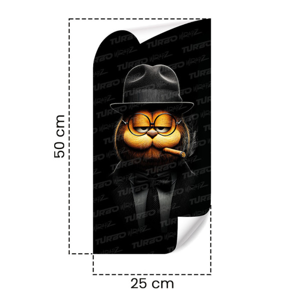 Sticker for car pillar Garfield | TurboWrapz.com