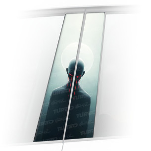 Naklejka na słupek samochodowy Krwawe łzy | TurboWrapz.com