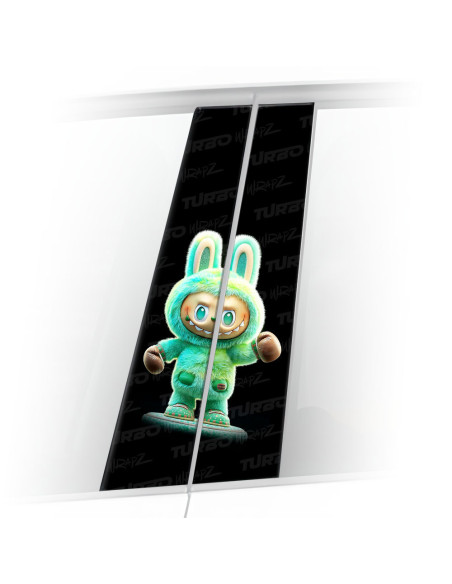 Sticker for car pillar Labubu 2 | TurboWrapz.com