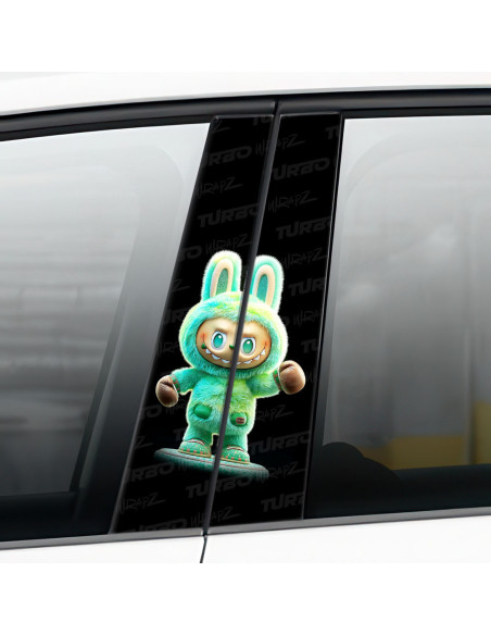 Sticker for car pillar Labubu 2 | TurboWrapz.com
